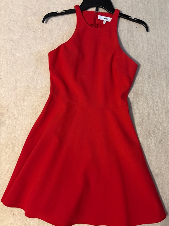 Lively Dresses & Skirts - Lively Red Halter Fit-and-Flare Mini Dress